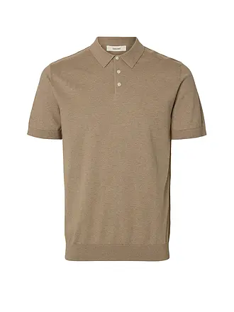 SELECTED | Poloshirt SLHBERG | beige